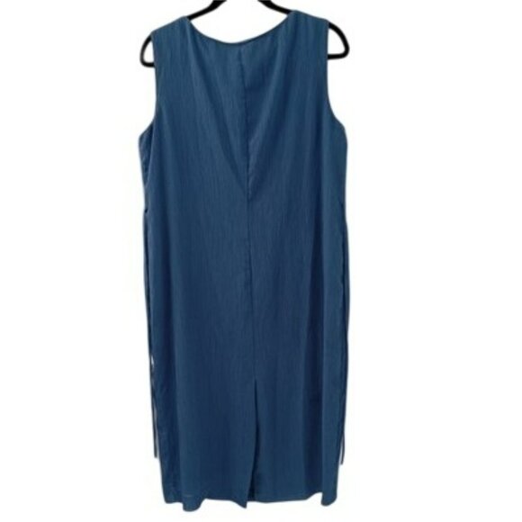 R&M Richards Petite 2-Piece Blue Dress & Jacket Set Size 16WP Abstract Pattern - Picture 12 of 16